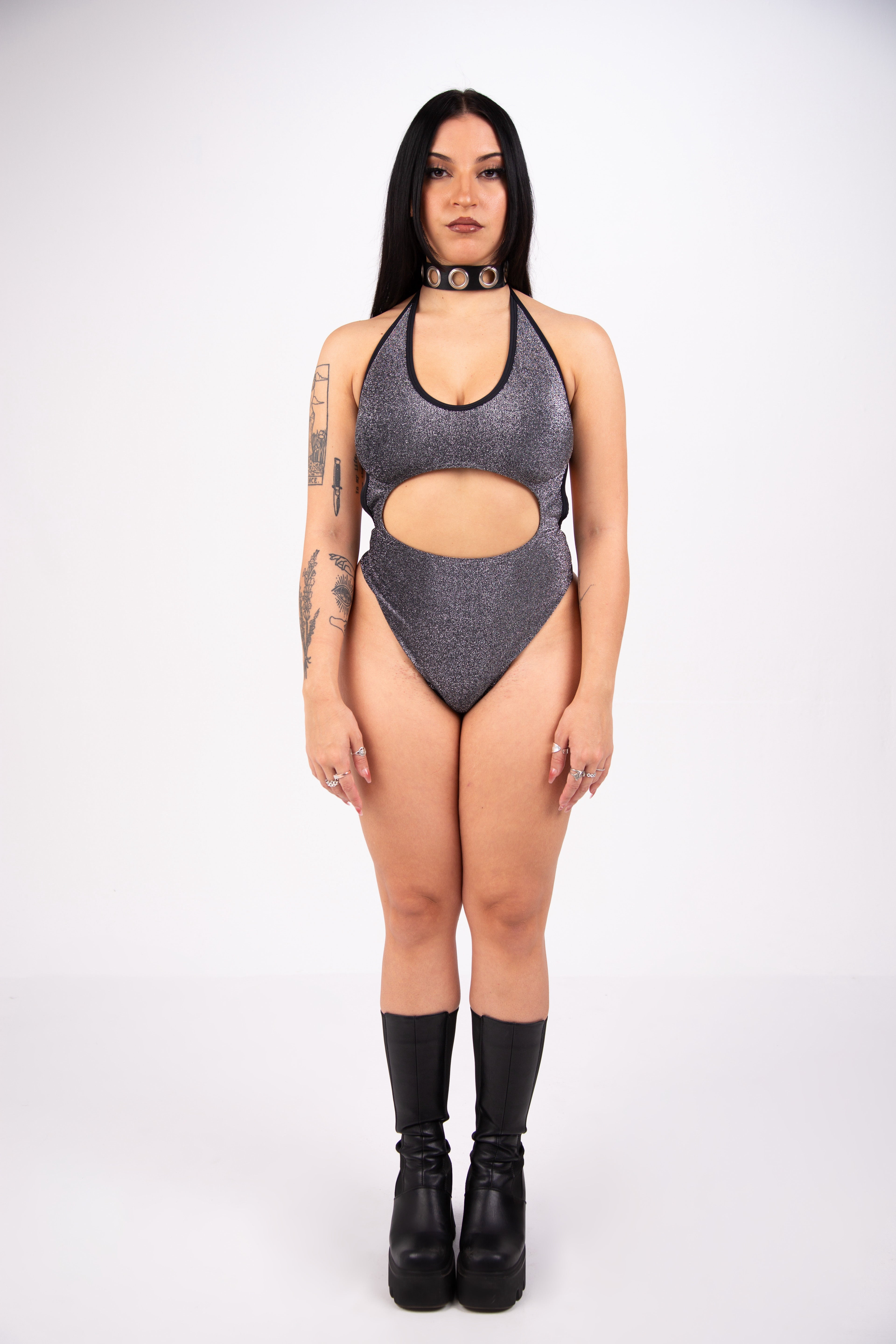 La Tortura Bodysuit - Glitter Diva Bodysuit Mi Gente Clothing   