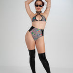 Curiosa Panel High Waist Bottom (FINAL SALE) bottom Mi Gente Clothing   