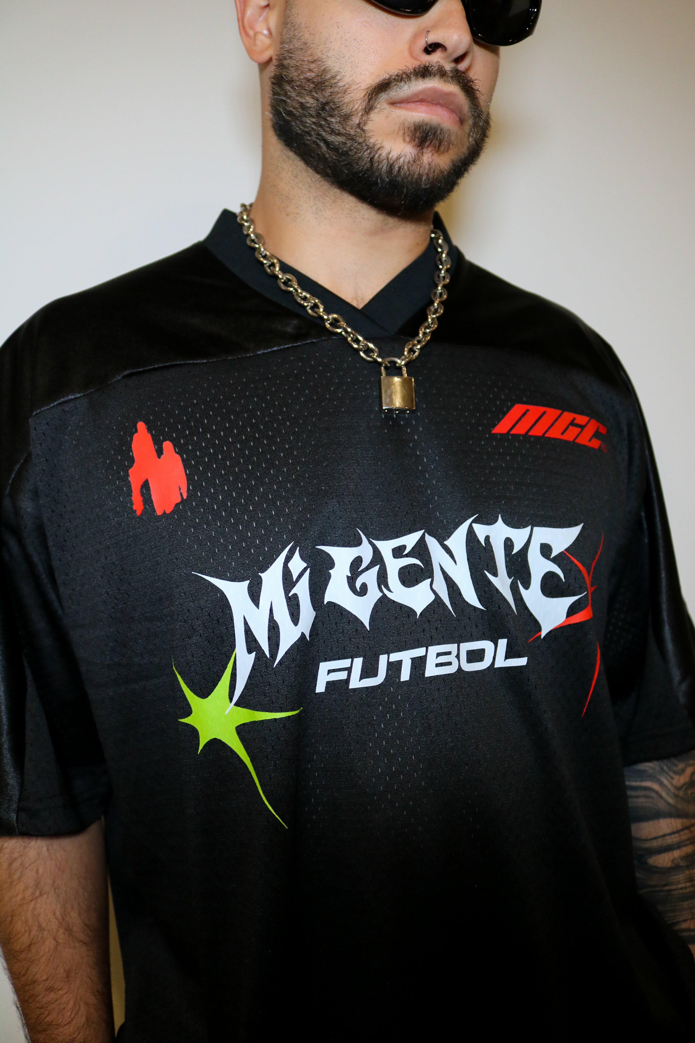 555 Mundial Soccer Jersey - Mi Gente Futbol Oversized Graphic Tee tops Mi Gente Clothing