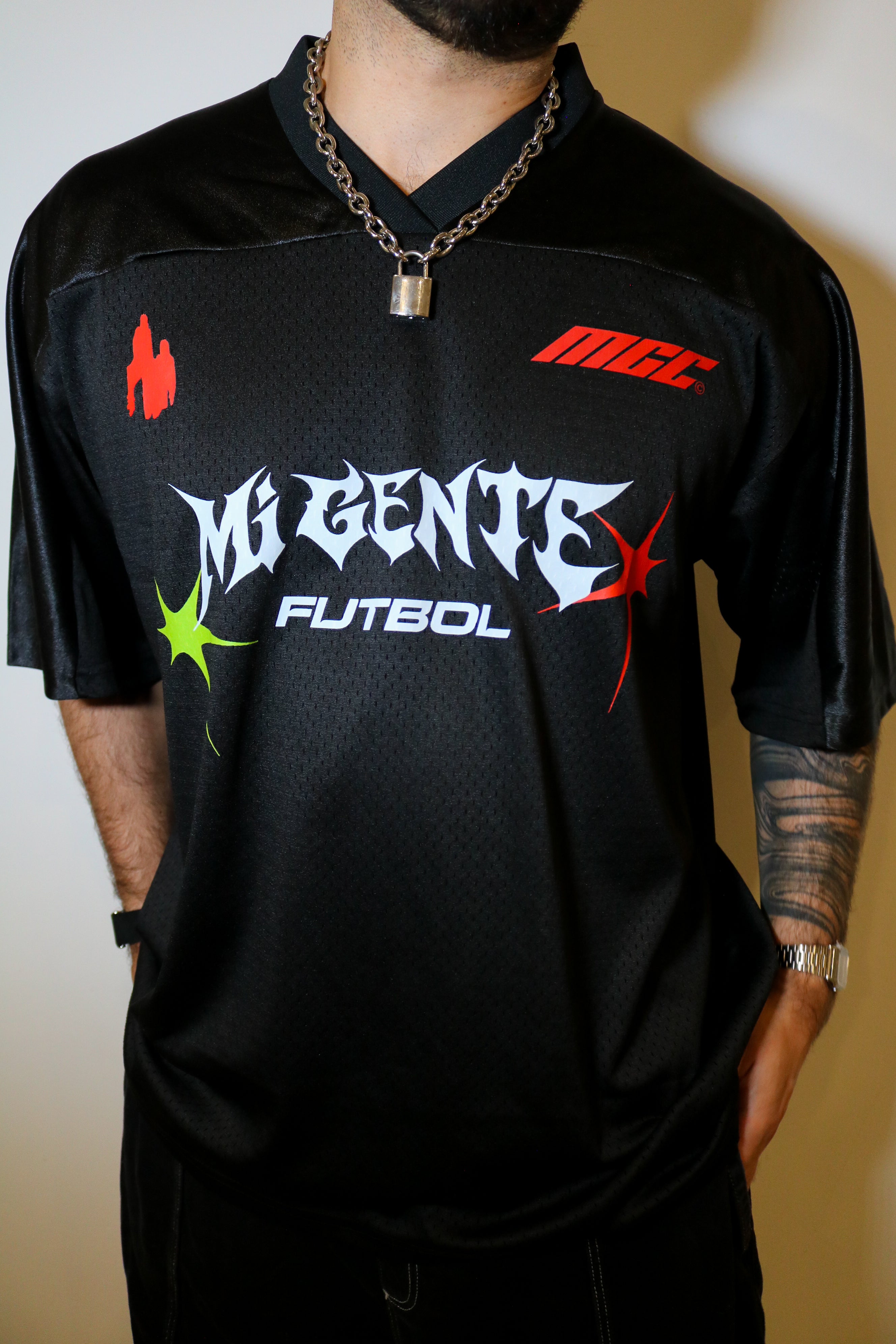 555 Mundial Soccer Jersey - Mi Gente Futbol Oversized Graphic Tee tops Mi Gente Clothing