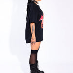 Afterhours Club Gente T-Shirt – back detail – oversized graphic tee