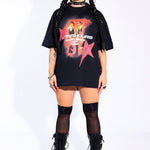 Afterhours Club Gente T-Shirt – front view – oversized rave tee