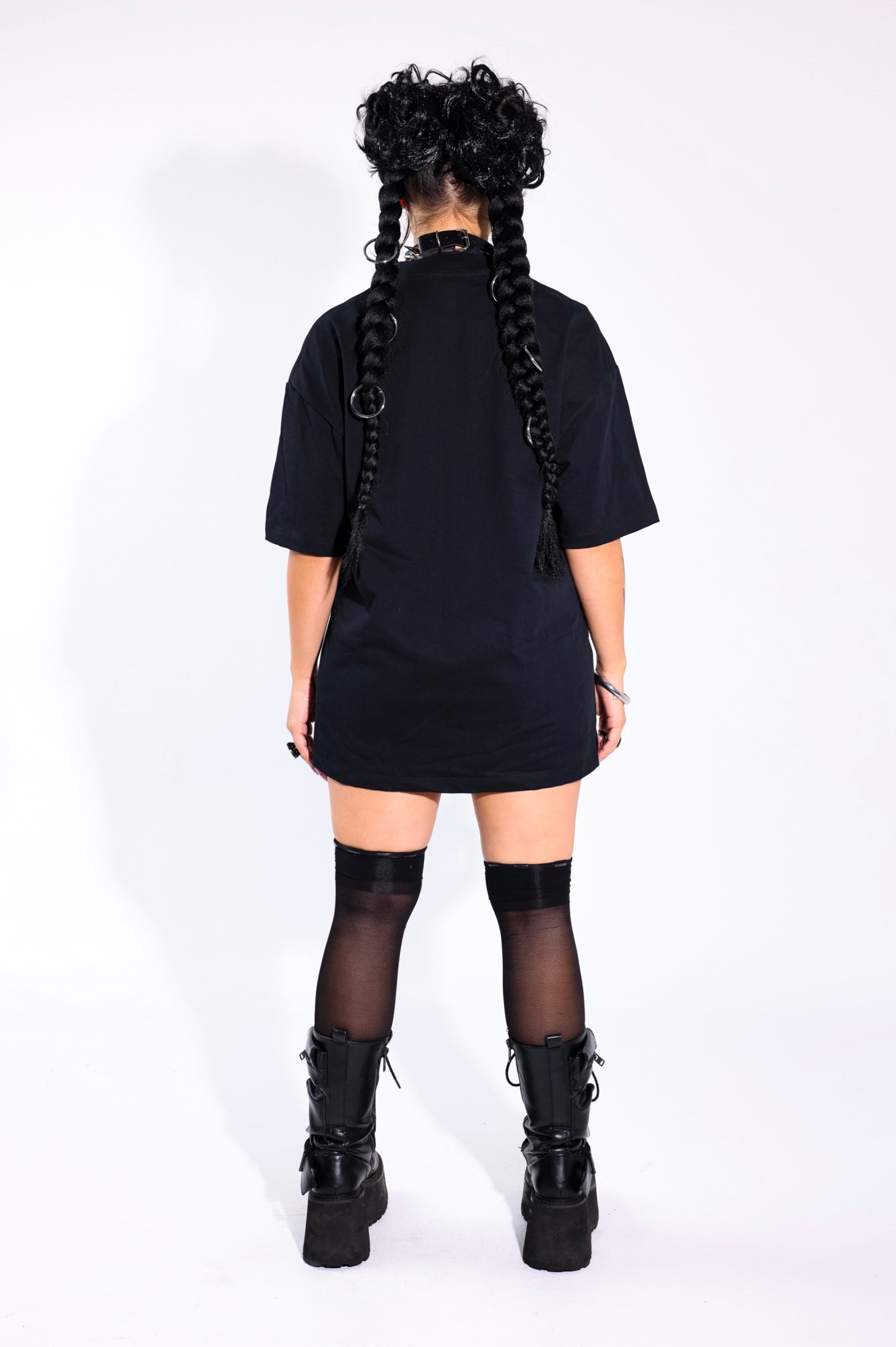 Afterhours Club Gente T-Shirt – back view – rave streetwear tee