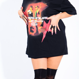 Afterhours Club Gente T-Shirt – front detail – rave graphic tee
