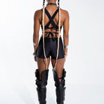 Black Wrap Around Top tops Mi Gente Clothing