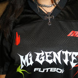 555 Mundial Soccer Jersey - Mi Gente Futbol Oversized Graphic Tee tops Mi Gente Clothing
