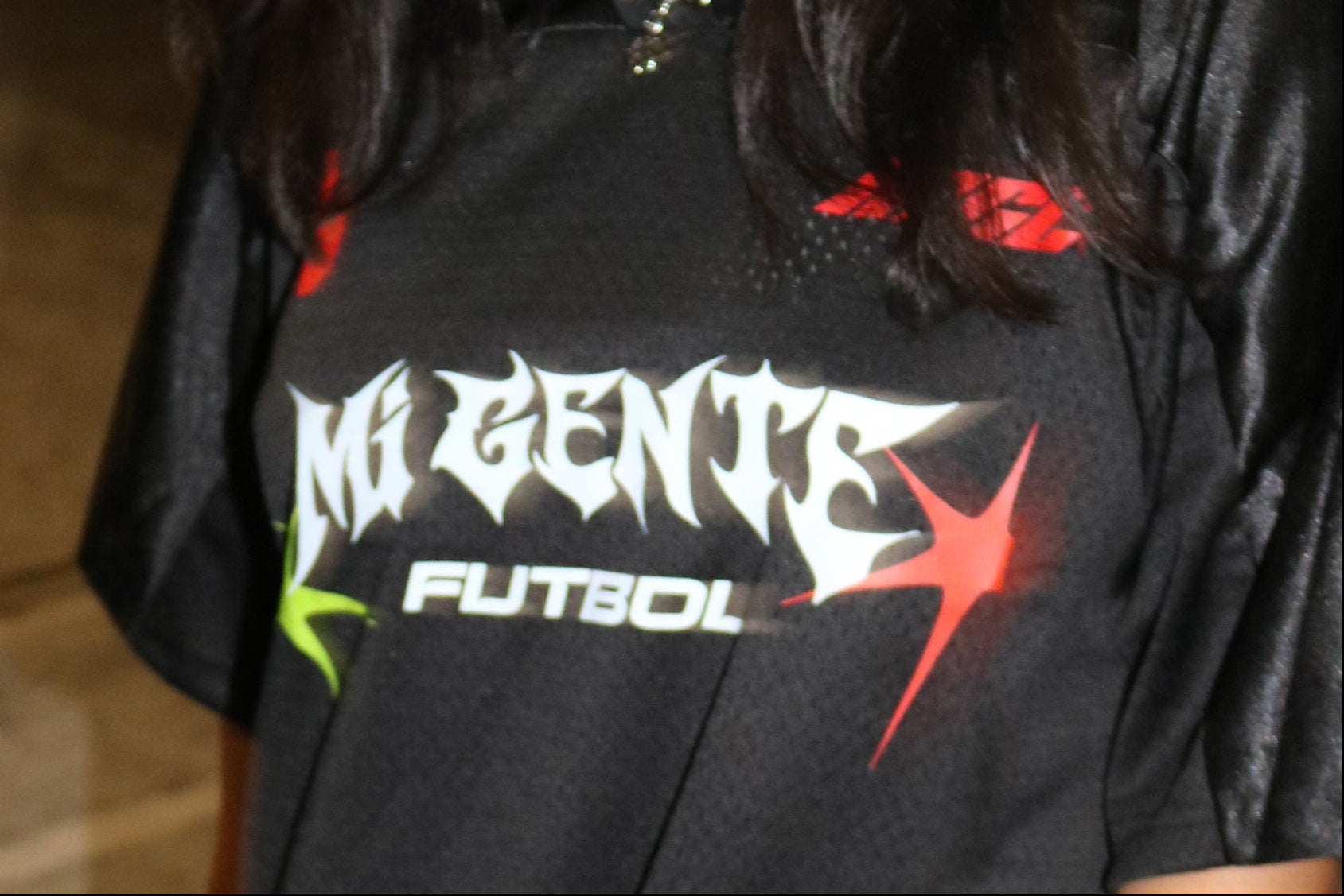 555 Mundial Soccer Jersey - Mi Gente Futbol Oversized Graphic Tee tops Mi Gente Clothing