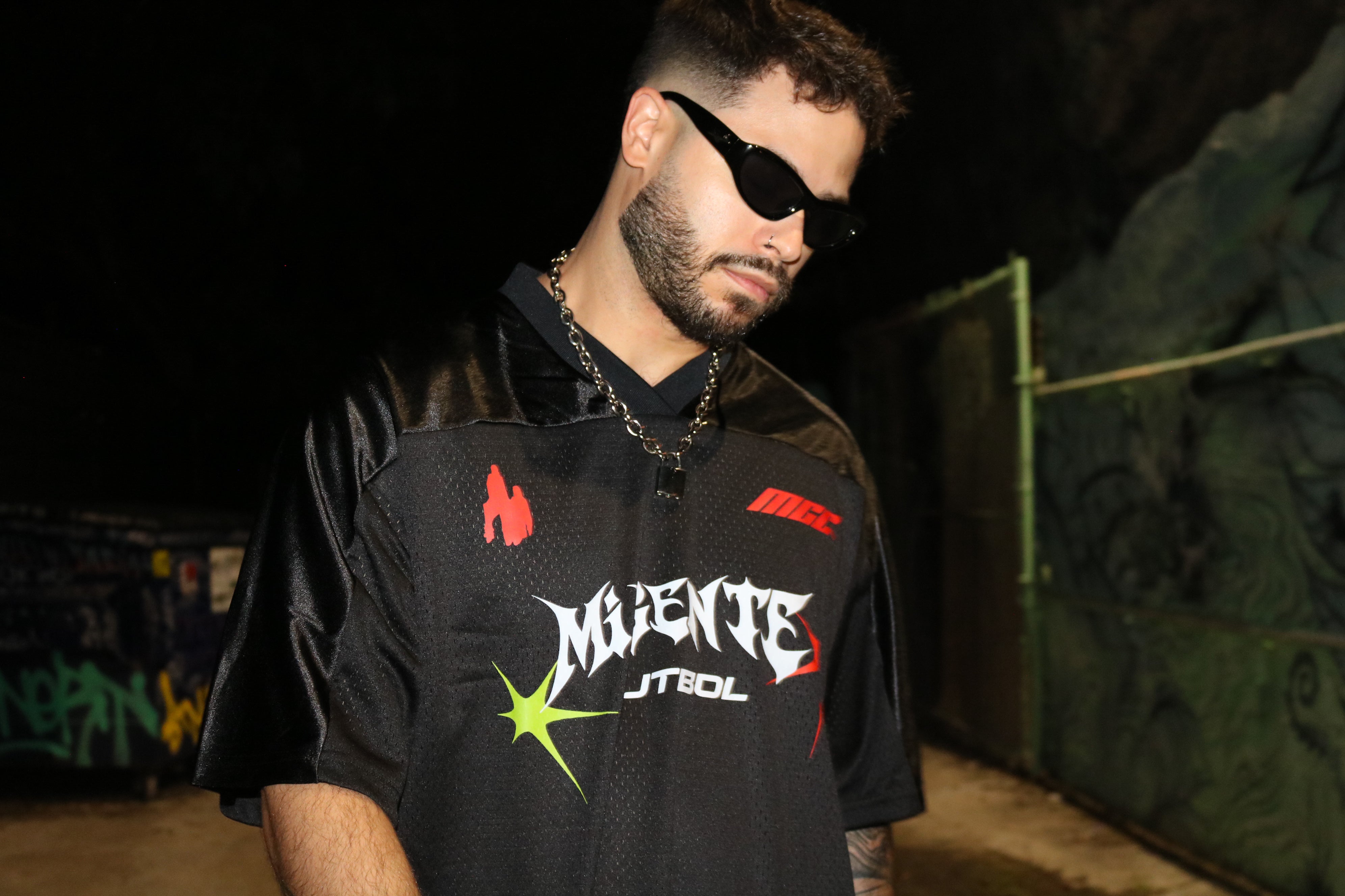 555 Mundial Soccer Jersey - Mi Gente Futbol Oversized Graphic Tee tops Mi Gente Clothing