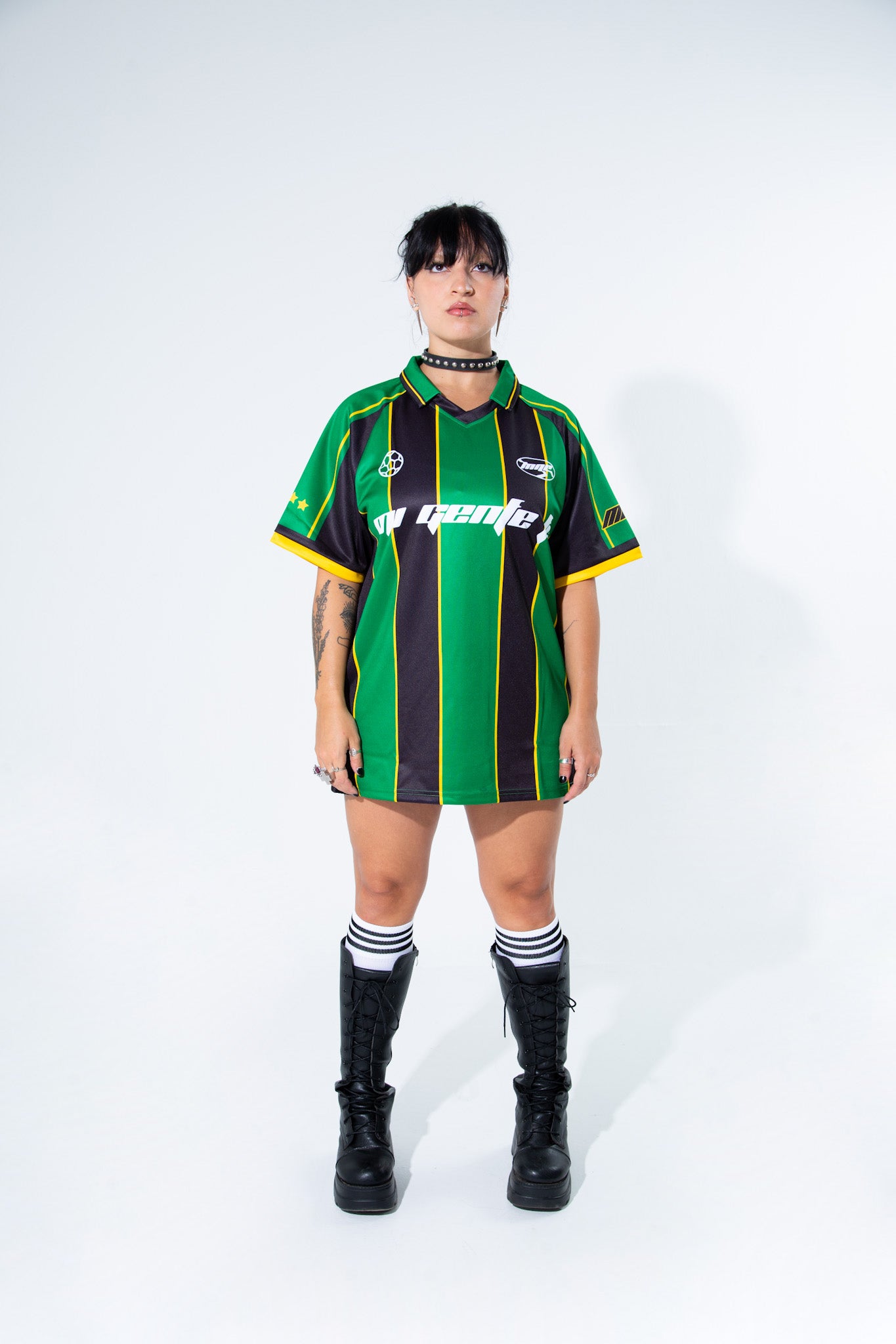 Mi Gente FC Green 888 Soccer Jersey Soccer Jersey Mi Gente Clothing   