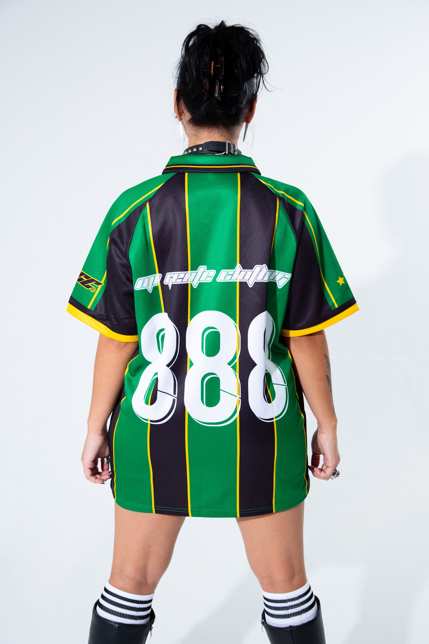 Mi Gente FC Green 888 Soccer Jersey Soccer Jersey Mi Gente Clothing   