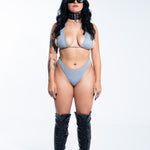 Thong Bottom - Gray Bottoms Mi Gente Clothing   