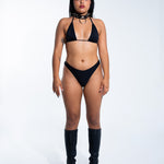 Micro Bikini Top - Black Bikini Top Mi Gente Clothing   