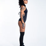 Element Playsuit - Black bodysuit Mi Gente Clothing   