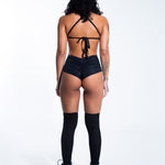 Element Playsuit - Black bodysuit Mi Gente Clothing   