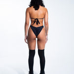 Black Obscure Bodysuit bodysuit Mi Gente Clothing   