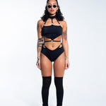 Groove Midrise Bottom - Black Bottoms Mi Gente Clothing   