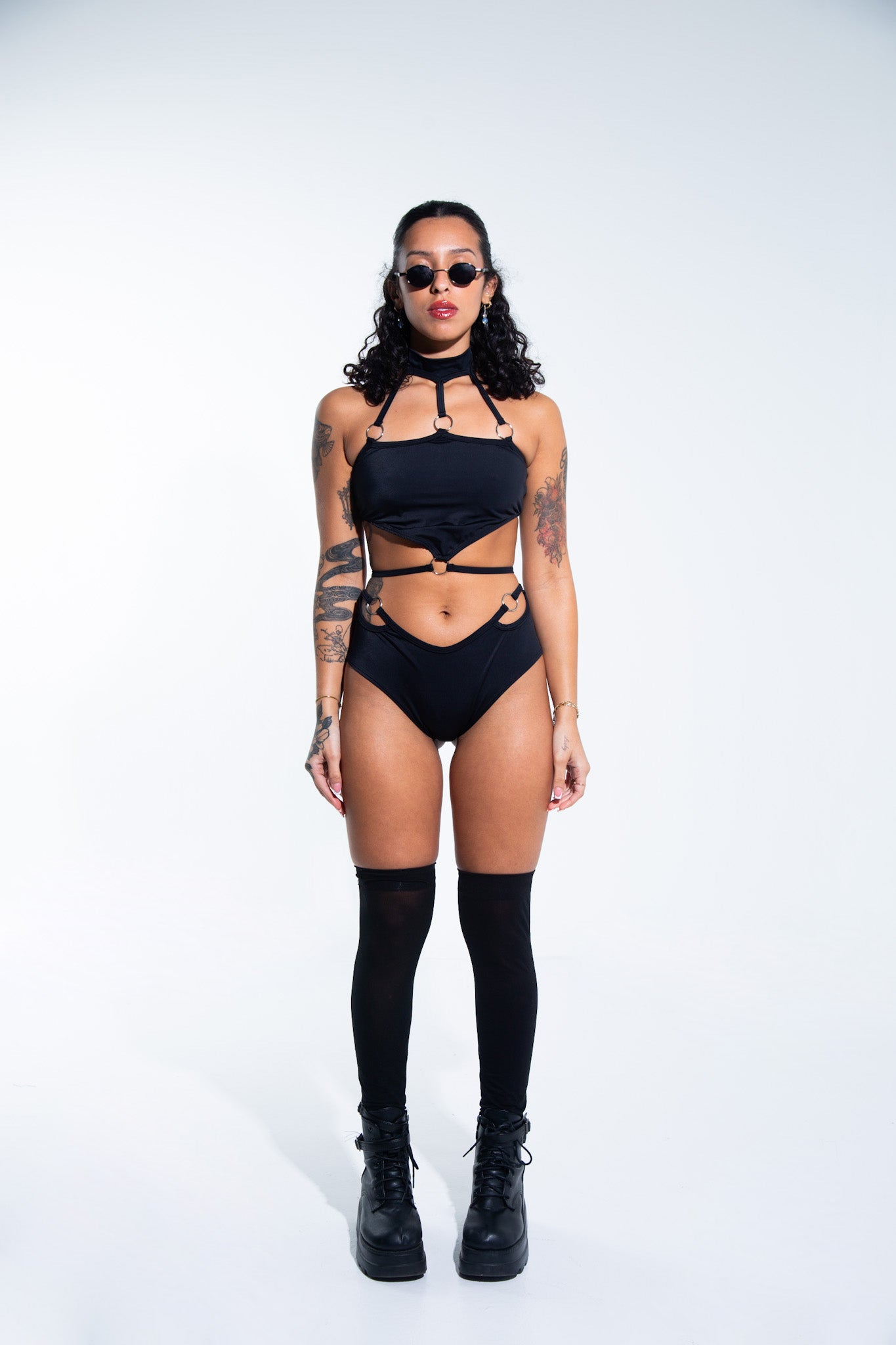 Groove Midrise Bottom - Black Bottoms Mi Gente Clothing   