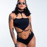 Groove Midrise Bottom - Black Bottoms Mi Gente Clothing   