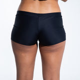 Low Rise Shorts - Black Shorts Mi Gente Clothing   