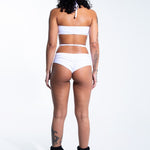 Groove Midrise Bottom - White Bottoms Mi Gente Clothing   