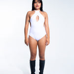 Element Playsuit - White bodysuit Mi Gente Clothing   