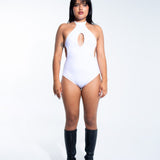 Element Playsuit - White (FINAL SALE) bodysuit Mi Gente Clothing   