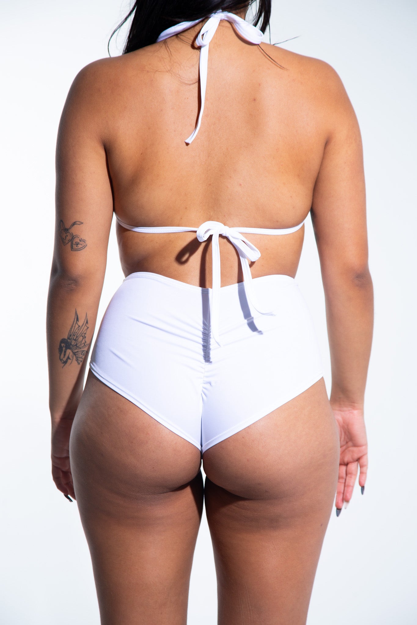 Element Playsuit - White bodysuit Mi Gente Clothing   