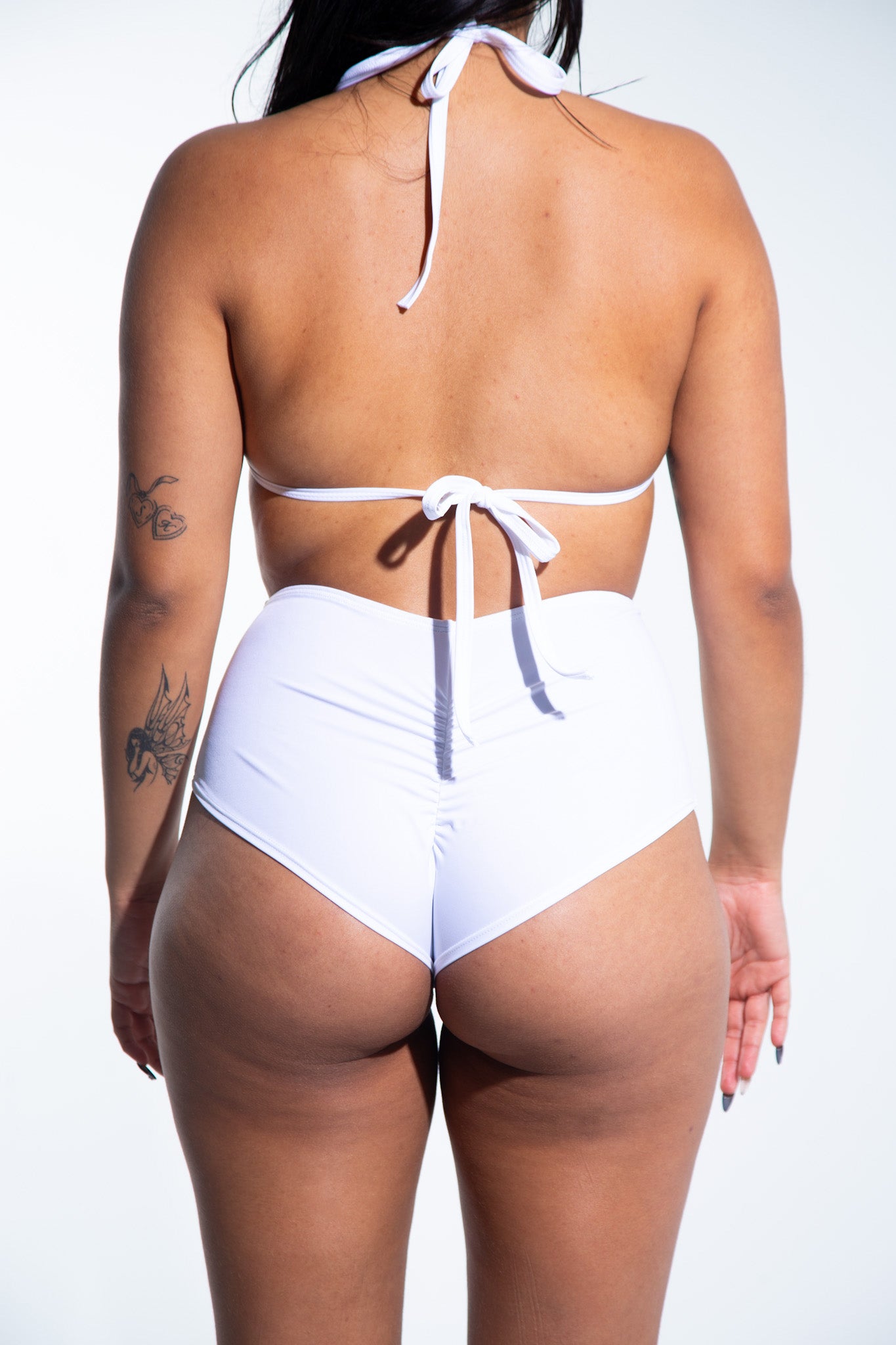 Element Playsuit - White bodysuit Mi Gente Clothing   