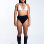 Chained High Waist Bottom Bottoms Mi Gente Clothing   