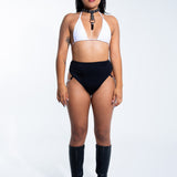 Chained High Waist Bottom Bottoms Mi Gente Clothing   