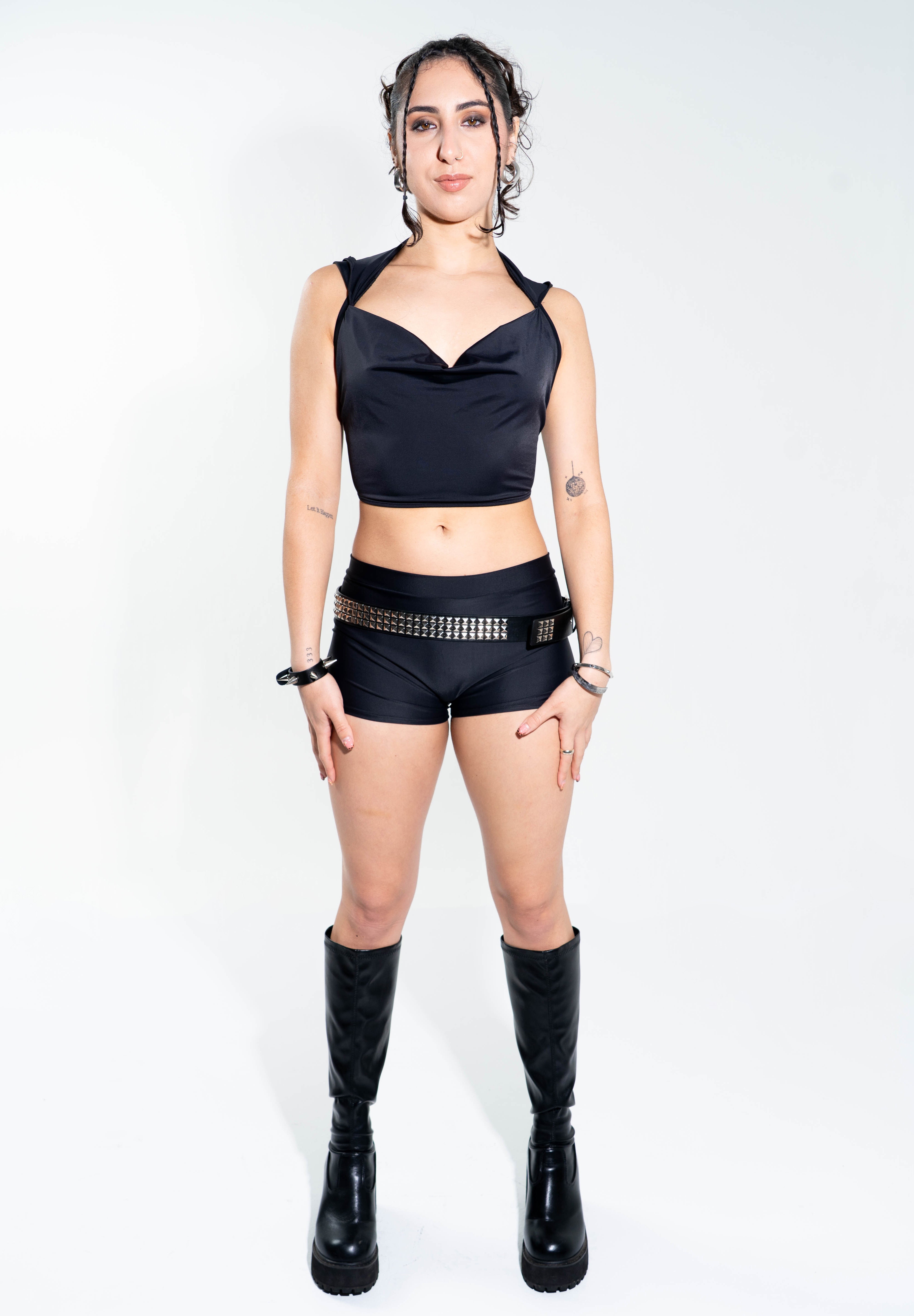 Hooded Halter Top Mi Gente Clothing