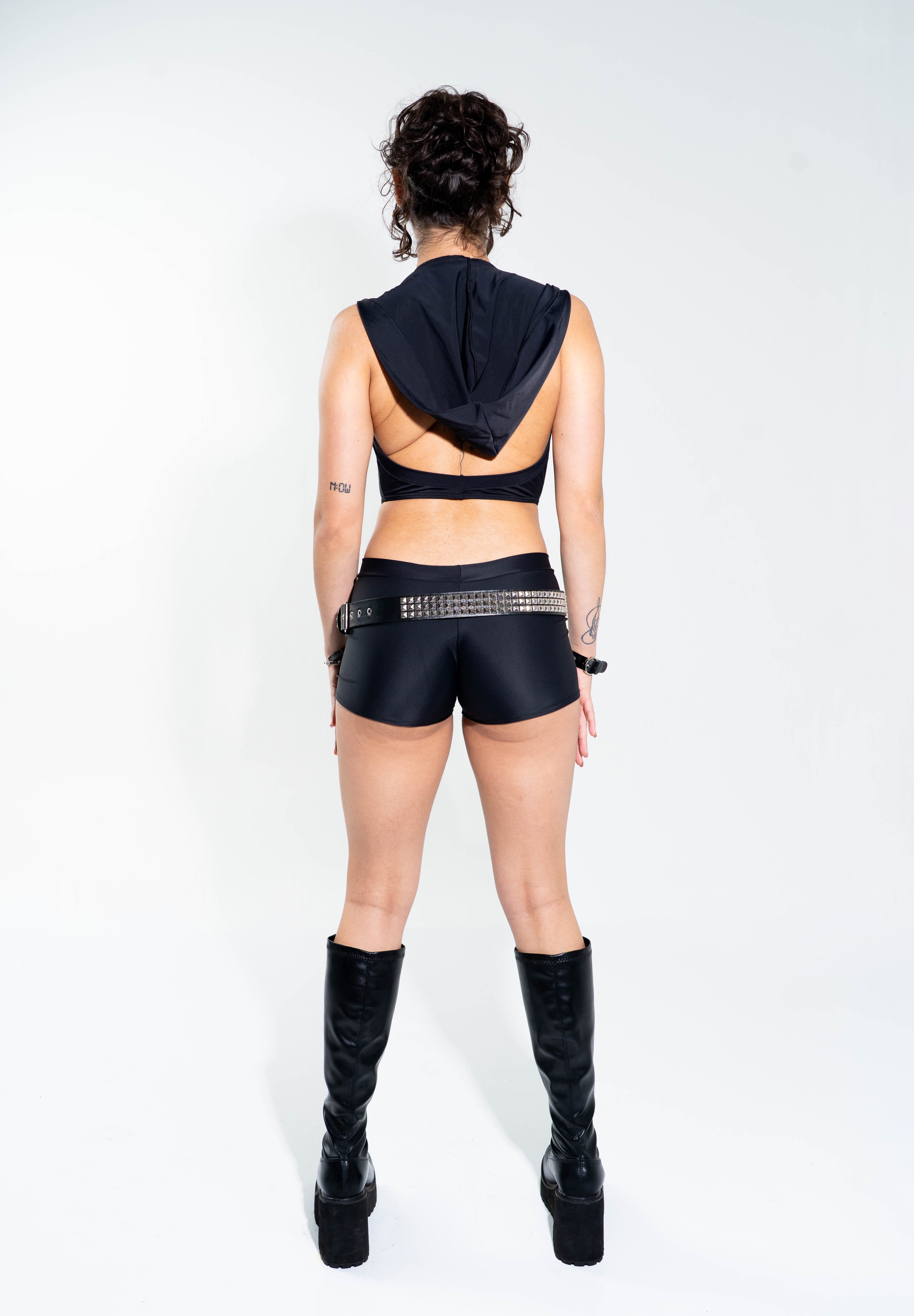 Hooded Halter Top Mi Gente Clothing