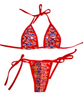 Oaxaca Red Micro Bikini Bottom