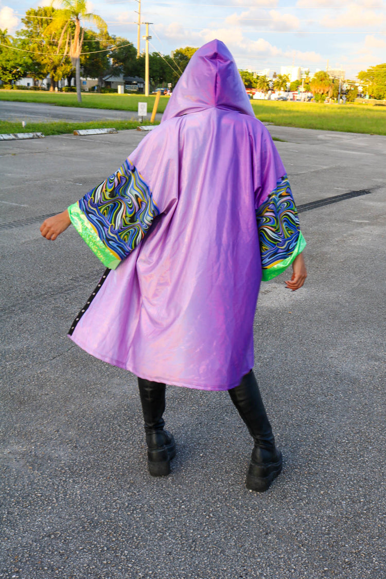 Lavender Magic Festival Jacket festival jacket Mi Gente Clothing   