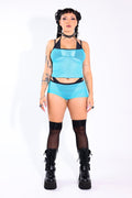 Aqua Mesh Cami Crop