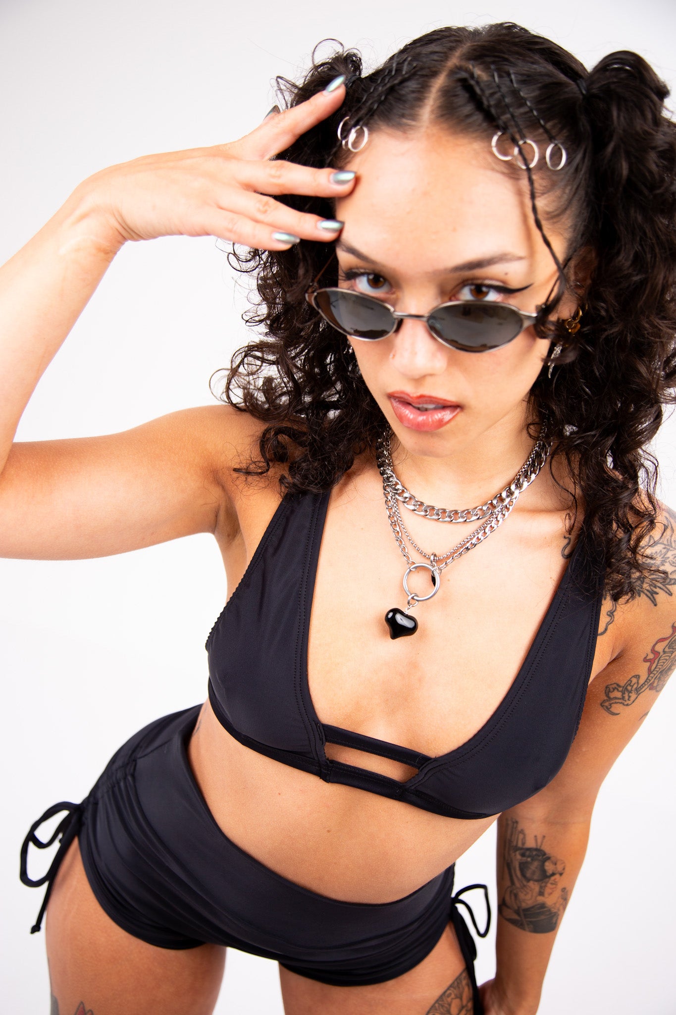 Black Yuma Top bra top Mi Gente Clothing   