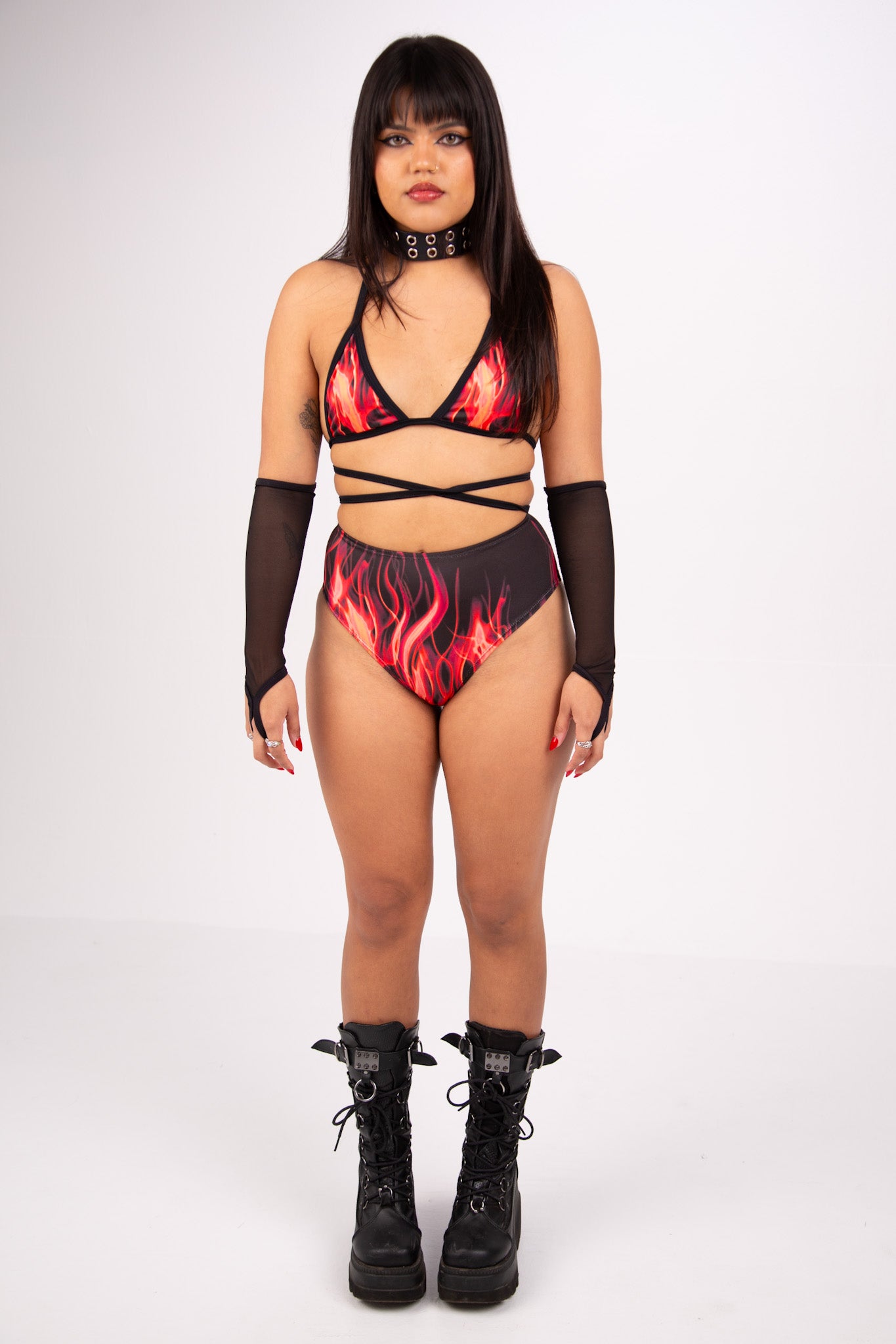 Hell Bound High Waist Bottom (FINAL SALE) bottom Mi Gente Clothing   