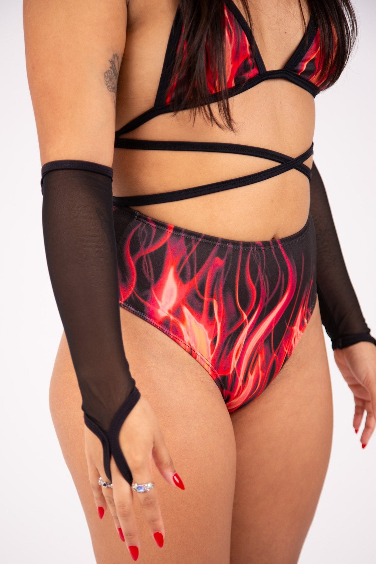 Hell Bound High Waist Bottom bottom Mi Gente Clothing   