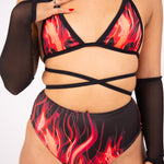 Hell Bound Wrap Bralette (FINAL SALE) bralette Mi Gente Clothing   