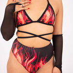 Hell Bound High Waist Bottom (FINAL SALE) bottom Mi Gente Clothing   