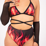 Hell Bound High Waist Bottom (FINAL SALE) bottom Mi Gente Clothing   