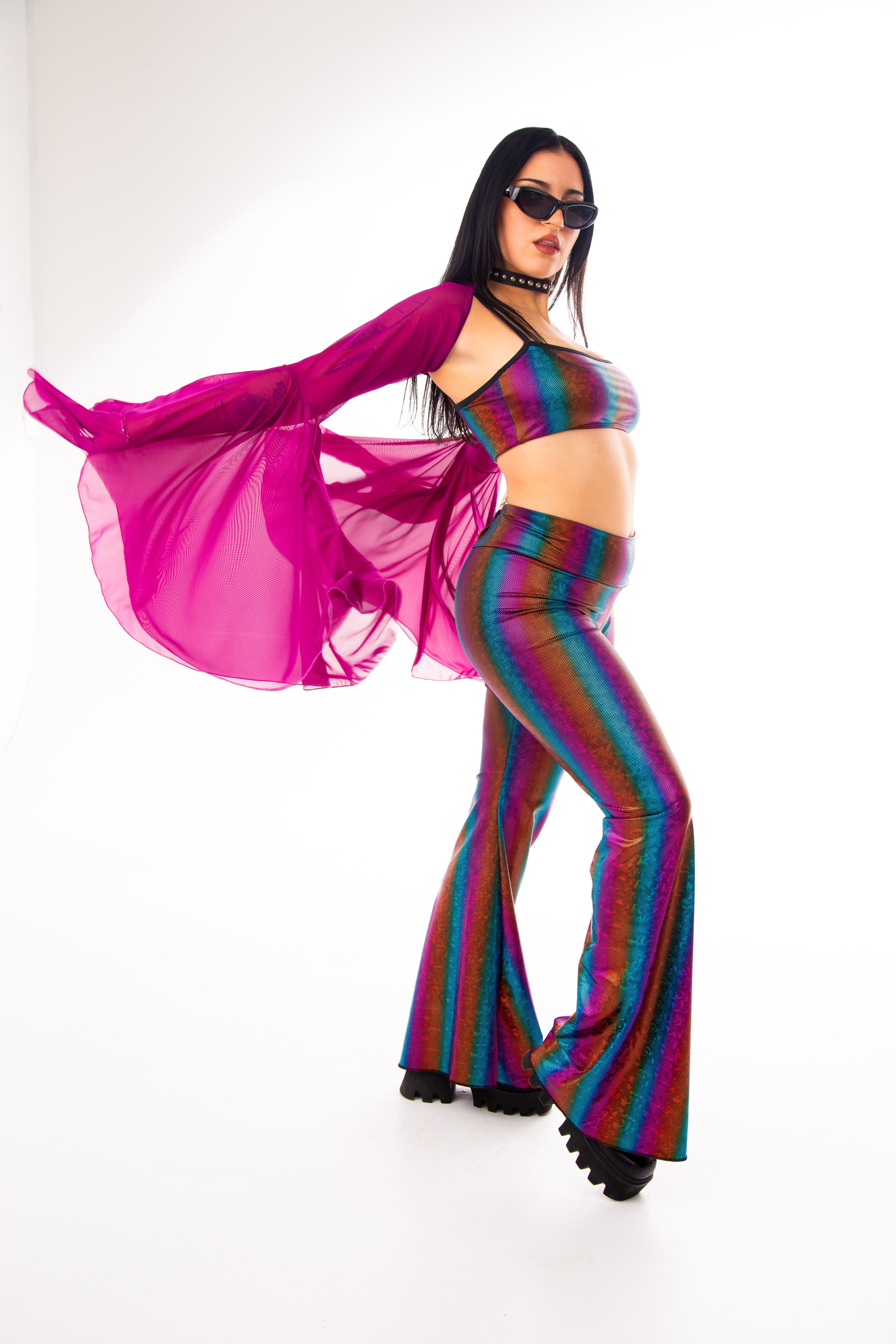 Rainbow Aura Bra Top (FINAL SALE)  Mi Gente Clothing   