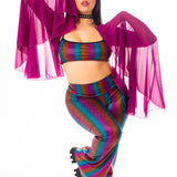 Rainbow Aura Bra Top (FINAL SALE)  Mi Gente Clothing   