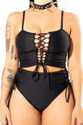 Lace Up Crop Top