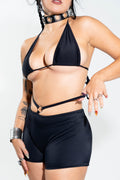 Black O-Ring Shorts