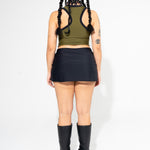 Black Micro Mini Skirt Skirt Mi Gente Clothing