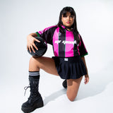 Mi Gente FC Pink 777 Soccer Jersey Soccer Jersey Mi Gente Clothing   