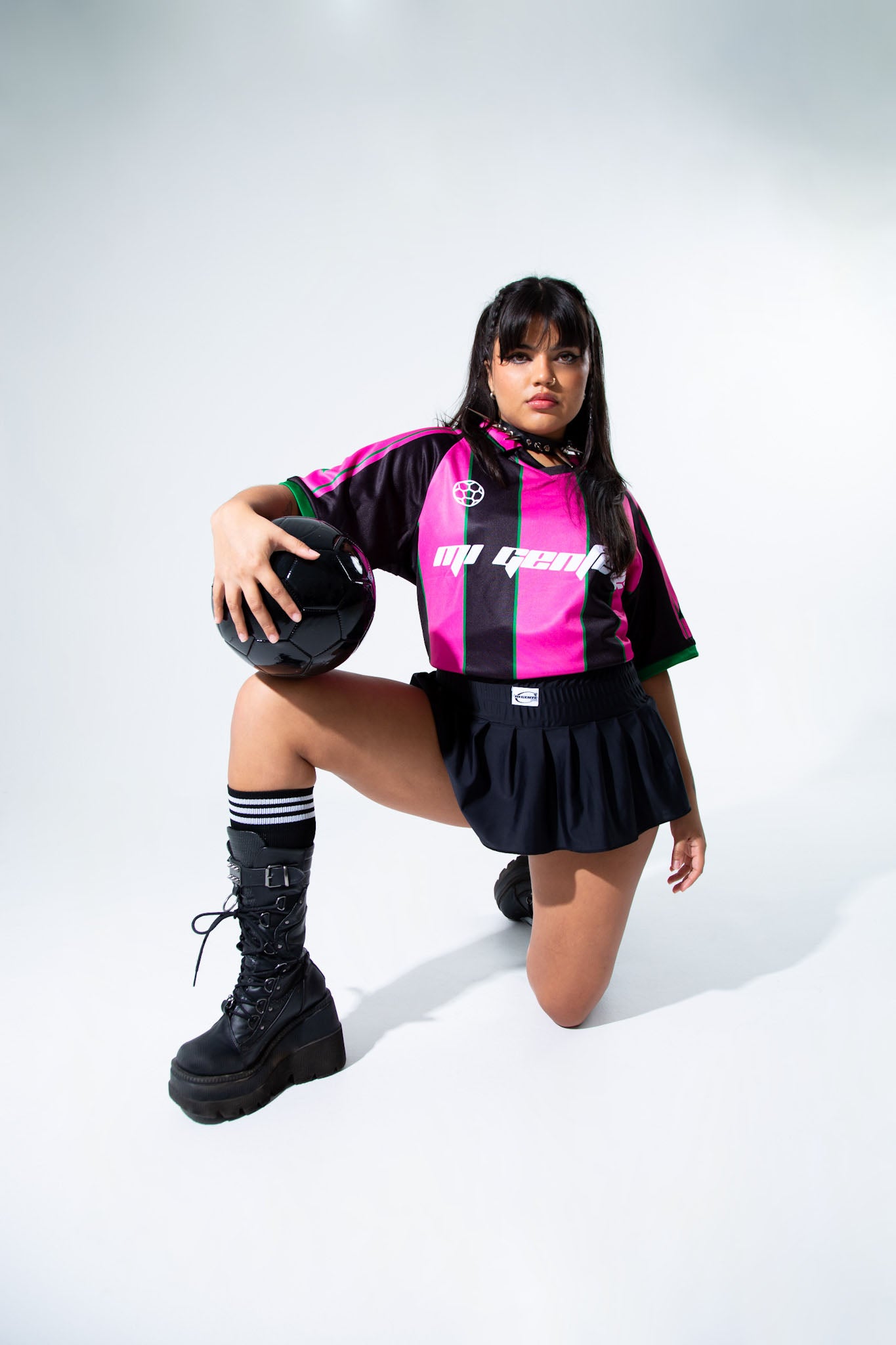 Mi Gente FC Pink 777 Soccer Jersey Soccer Jersey Mi Gente Clothing   