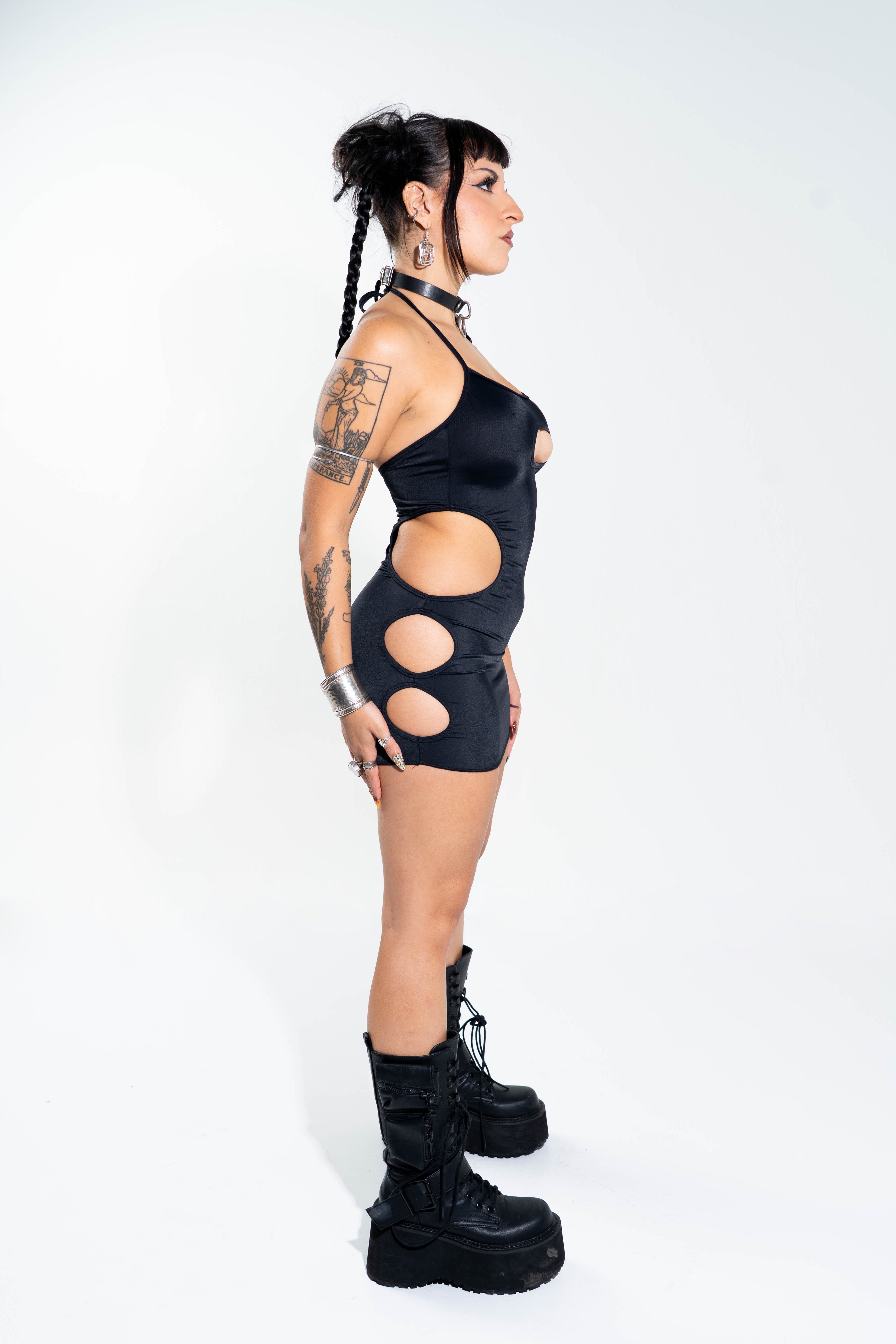 Priestess Cut Out Dress Mi Gente Clothing