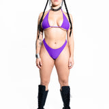 Purple Thong thong Mi Gente Clothing